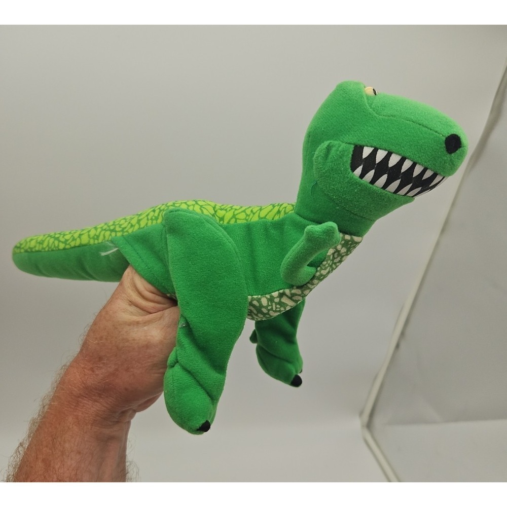 Burger King Toy Story Rex Dinosaur Hand Puppet Plush Stuffed Animal Disney Pixar